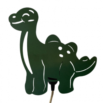 applique murale enfant dinosaure vert