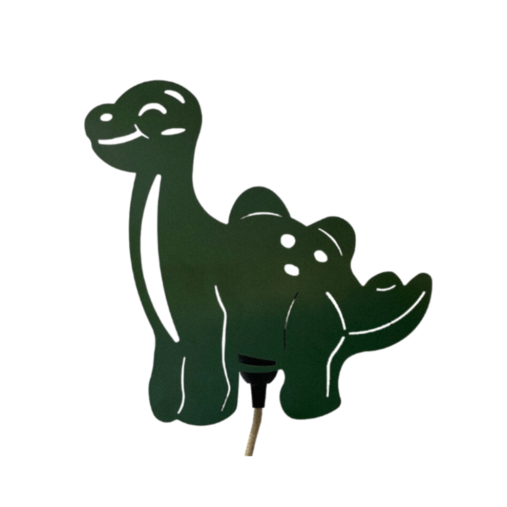 applique murale enfant dinosaure vert