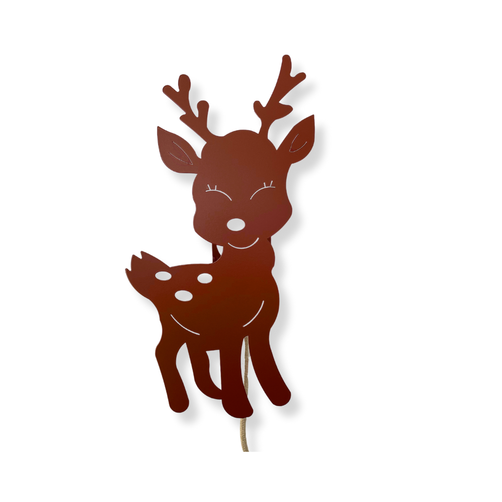 applique murale biche terracotta applique murale biche terracotta