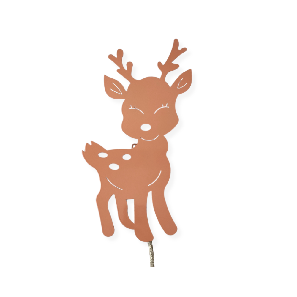 applique murale biche couleur abricot applique murale biche couleur abricot